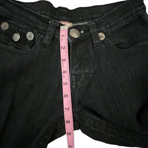 True Religion ~ Black Denim Jeans ~ size 27 - Picture 10 of 12